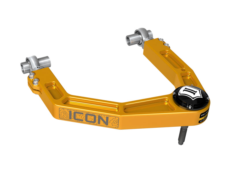 ICON 2024 Toyota Tacoma Billet Upper Control Arm w/ Delta Joint Pro - Gold Anodized