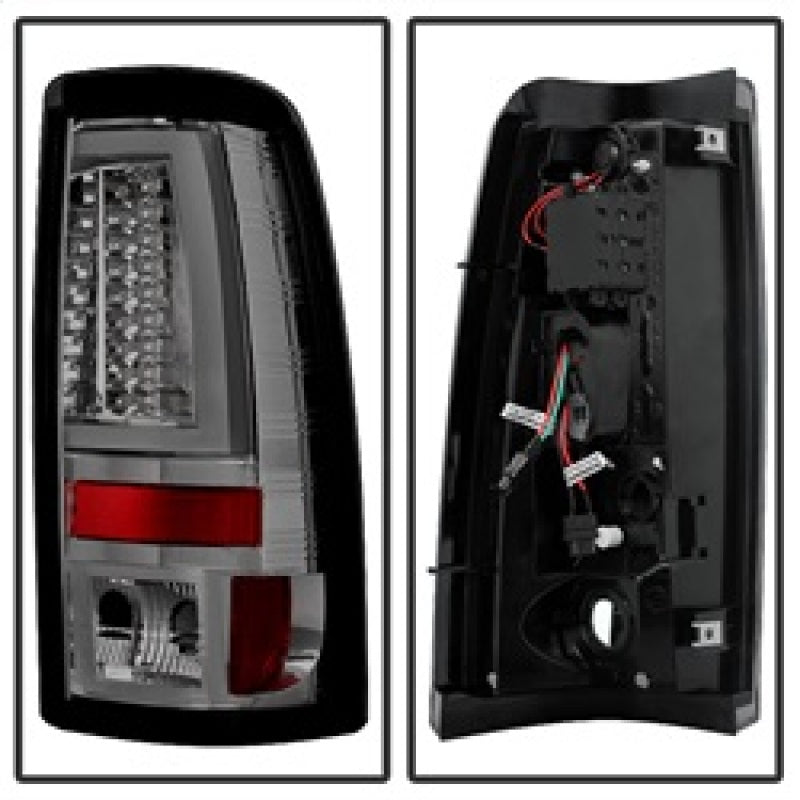 Spyder Chevy Silverado 1500/2500 03-06 Version 2 LED Tail Lights - Smoke ALT-YD-CS03V2-LED-SM