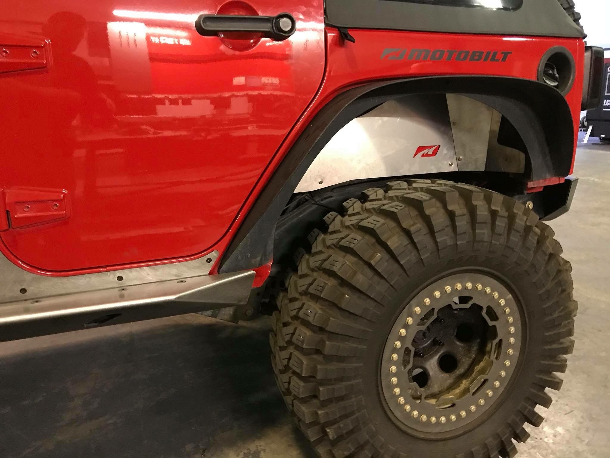 Rear Inner Fenders Aluminum for Jeep JK / JKU