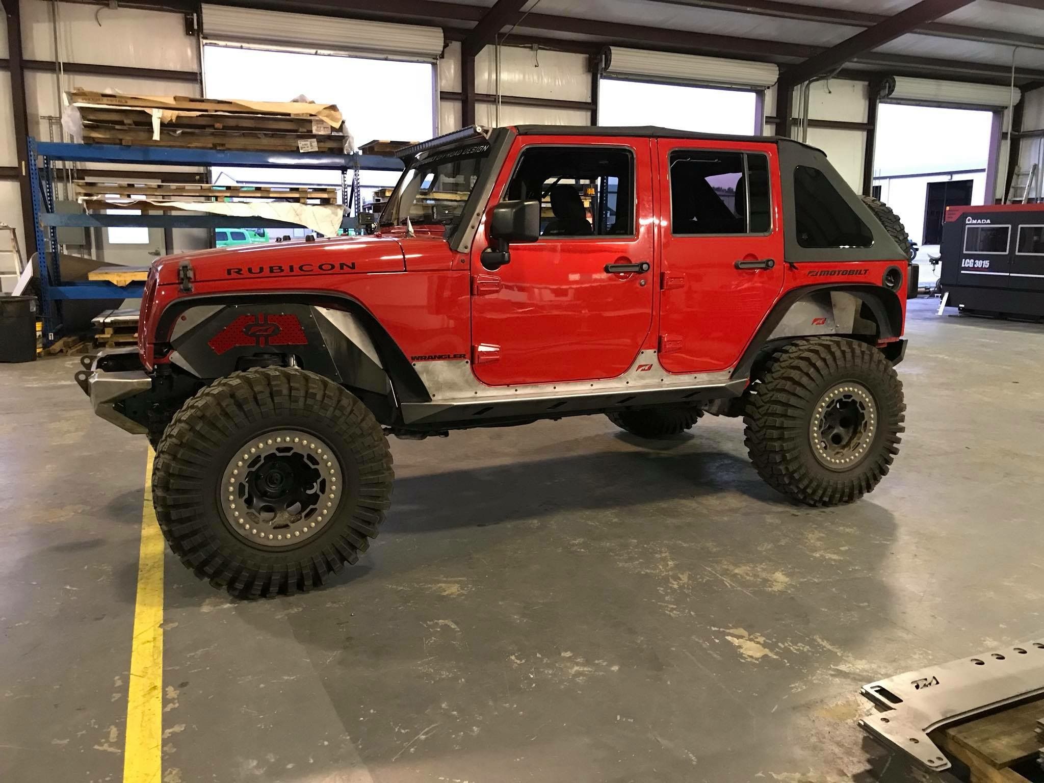 Rear Inner Fenders Aluminum for Jeep JK / JKU