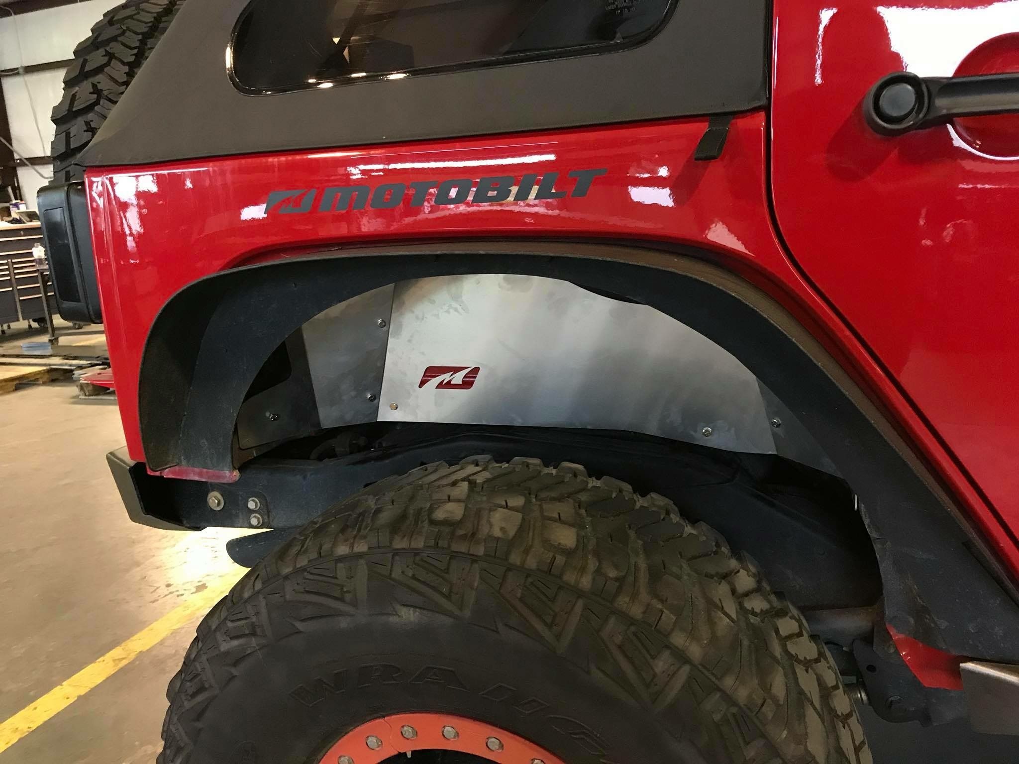 Rear Inner Fenders Aluminum for Jeep JK / JKU