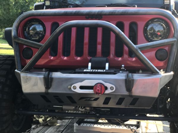 Crusher Series Front Bumper w/Grill Hoop and Stinger for Jeep JK / JKU