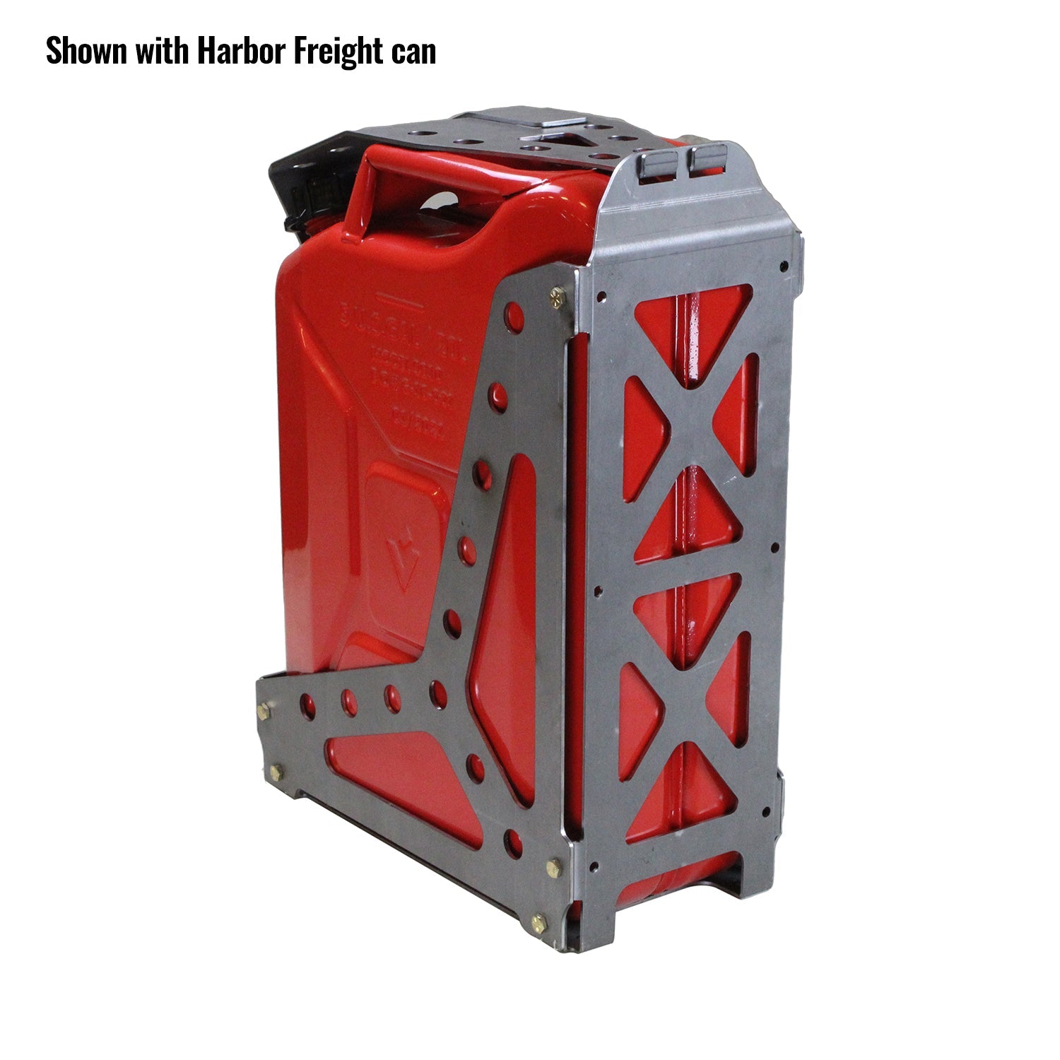 Jerry Can Mount for Wavian and Harbor Freight NATO Gas Cans