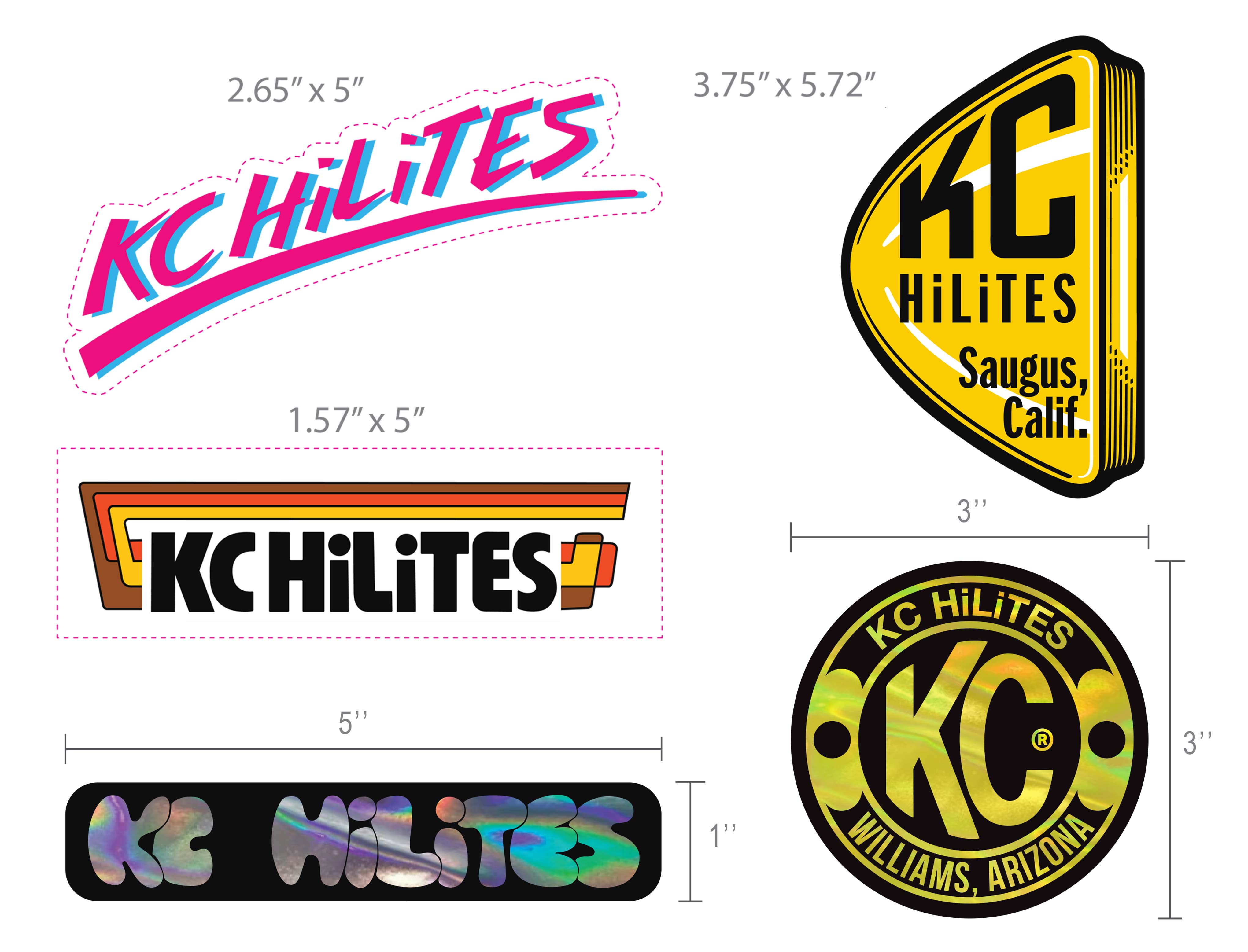 Throwback KC Logos Sticker Pack