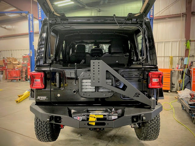 JL Scout Series - Rear Winch Bumper with Tire Carrier