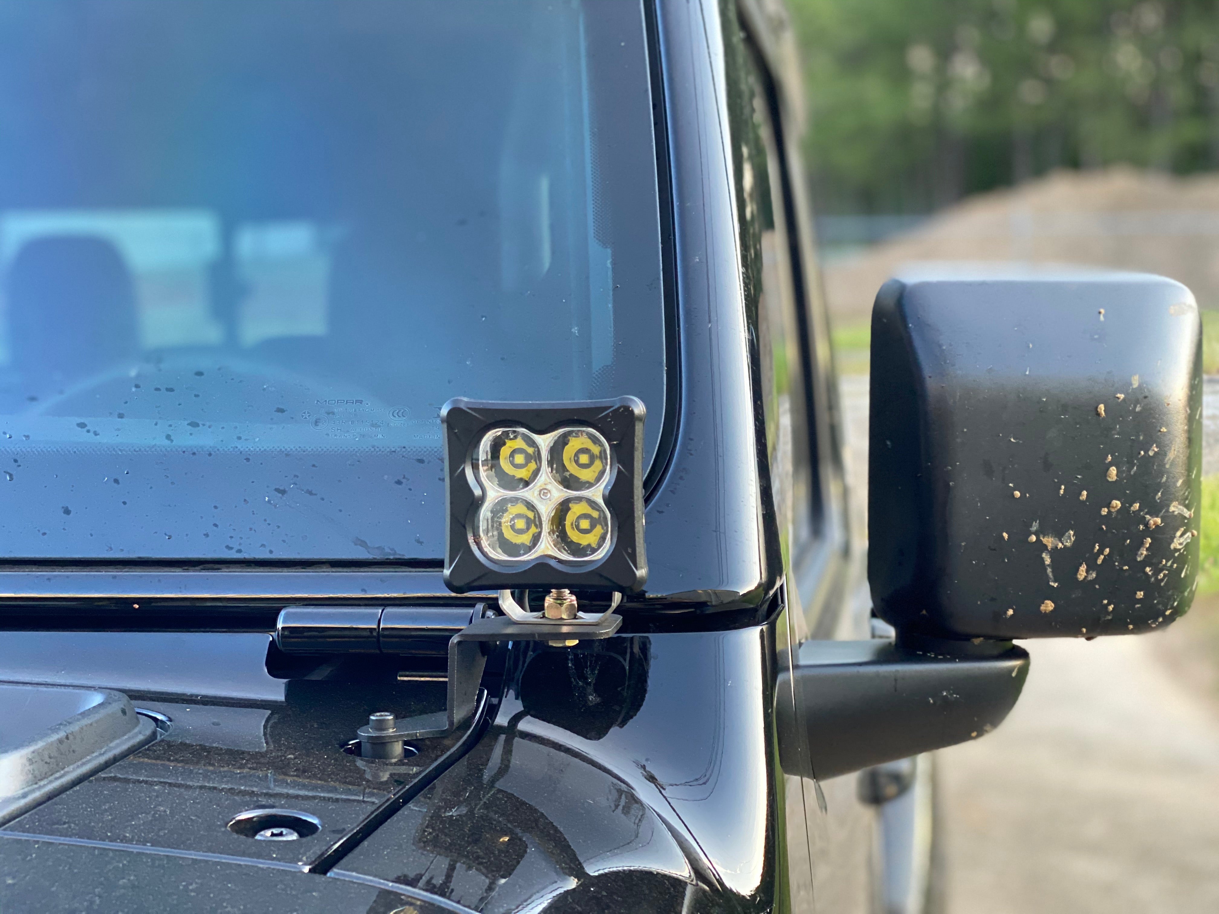 A-Pillar Light Mount Kit for Jeep JL/JT