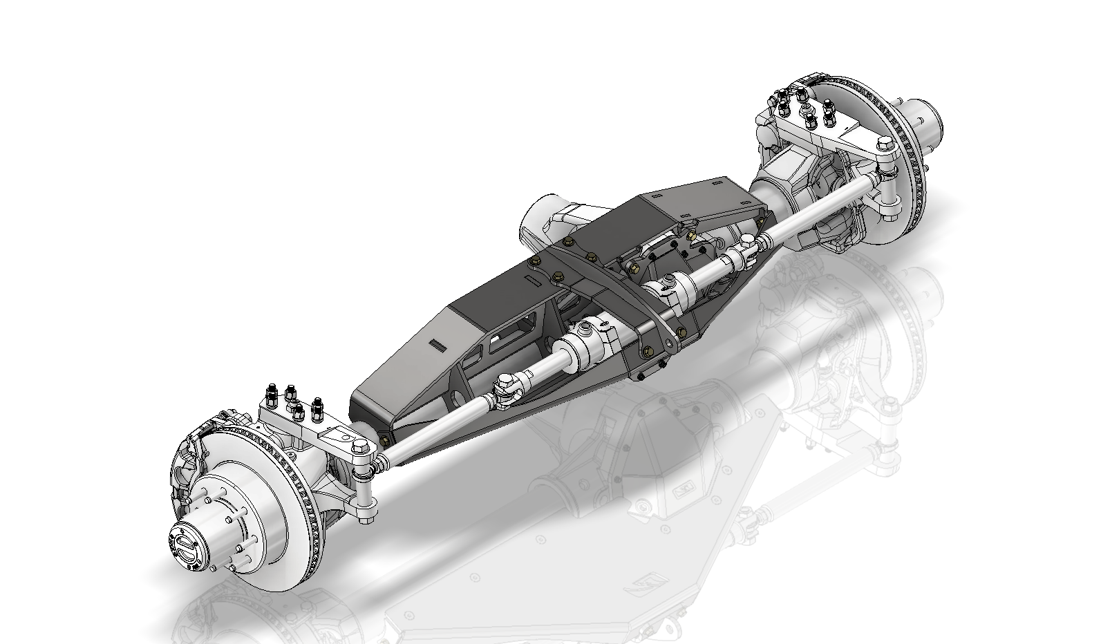 Axle Truss with Steering Ram for Front ECGS Dana 80