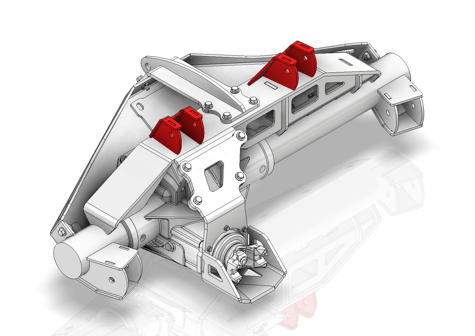 Universal Upper Triangulated Link Mount - Front Axle