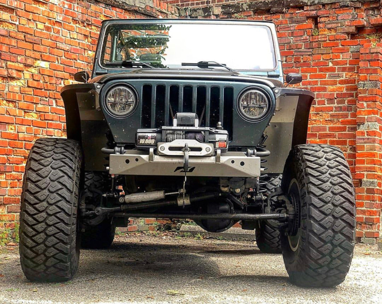 Stubby Front Bumper for Jeep YJ / TJ / LJ