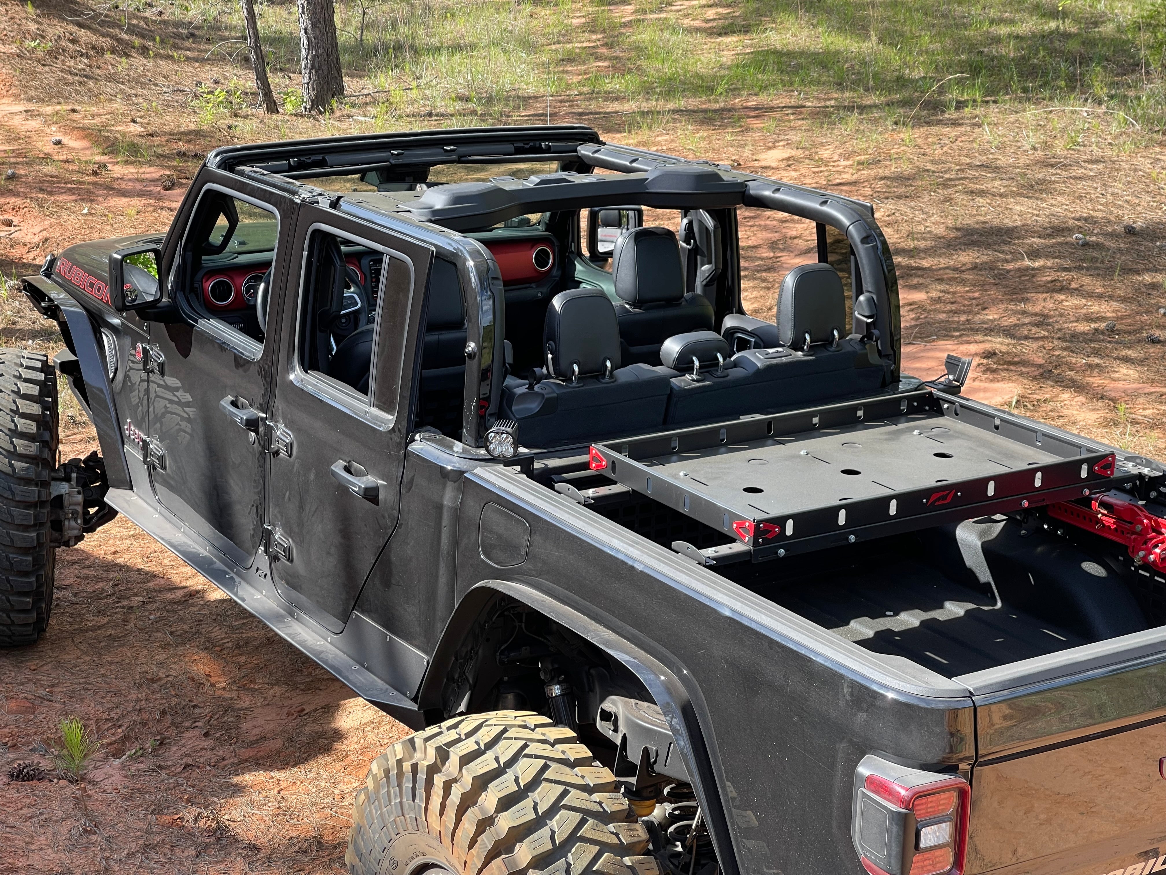 Trail Rail Cargo Rack Brackets for Jeep JT Gladiator