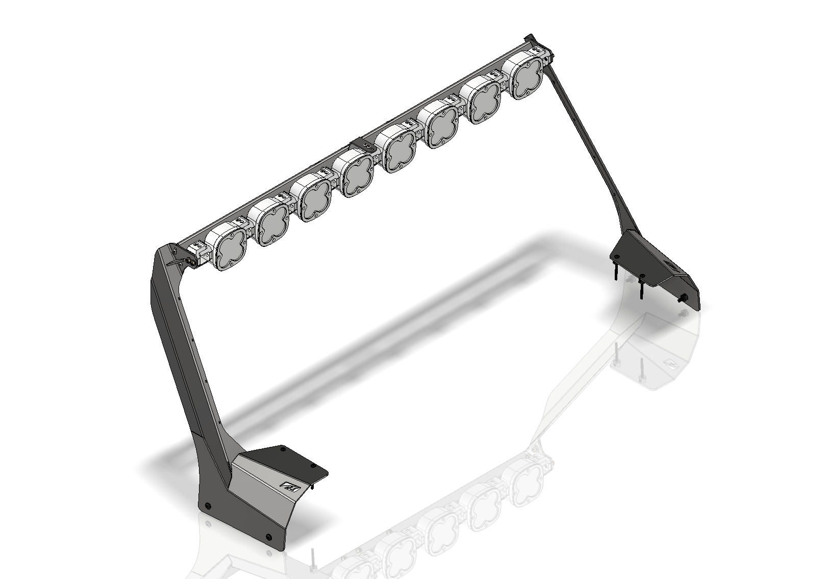 Windshield Light Bar Bracket for Mojave and 392