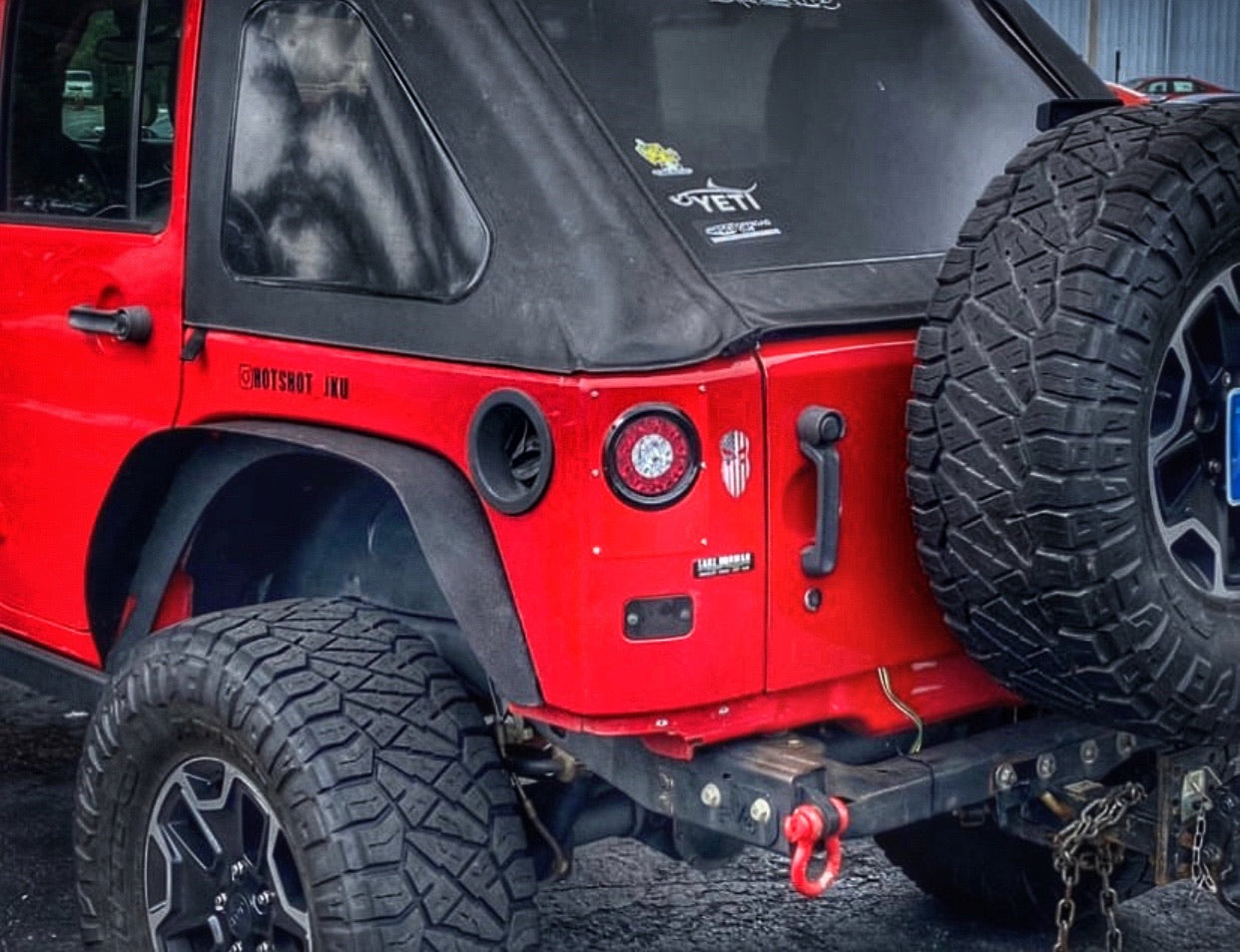 Round Tail Light Conversion Kit for Jeep JK/JKU