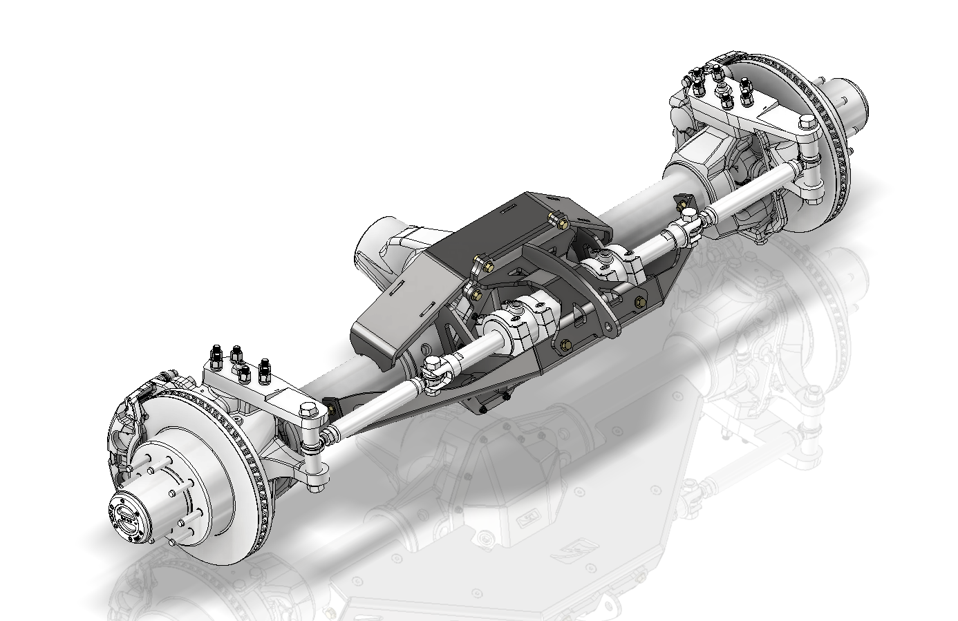 Axle Truss with Steering Ram for Rear ECGS Dana 80