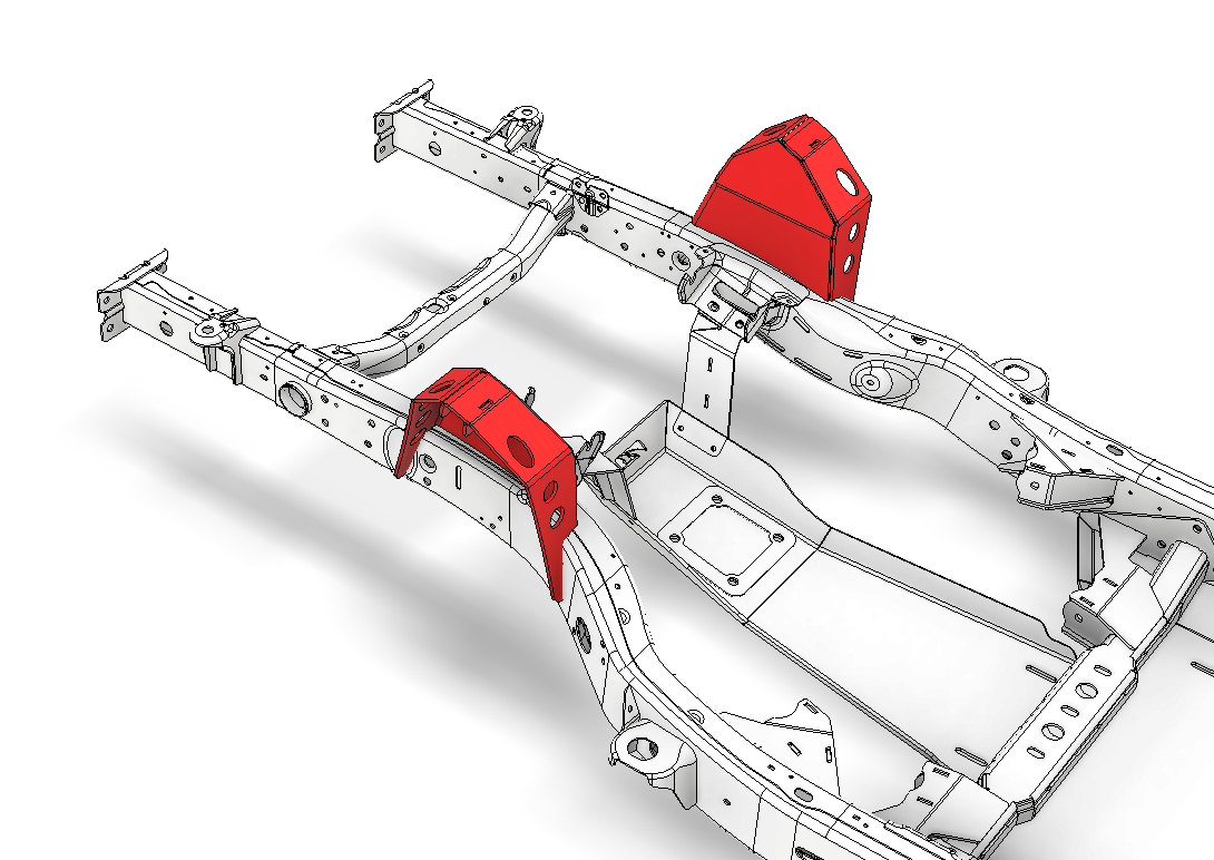 Front Shock Towers for ORI Struts for JL/JLU/JT Gladiator