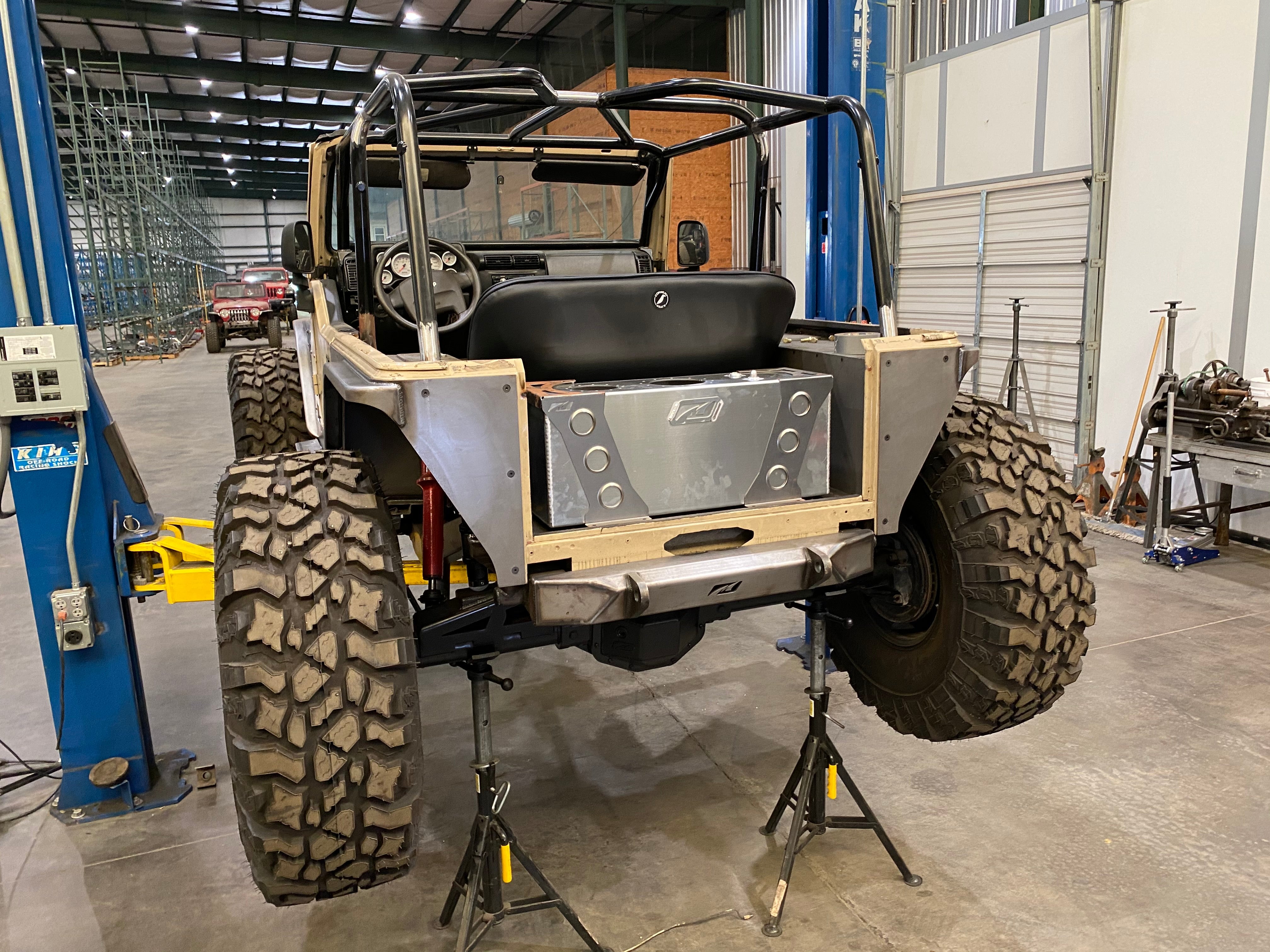 High Clear Rear Inner Fender for Jeep TJ