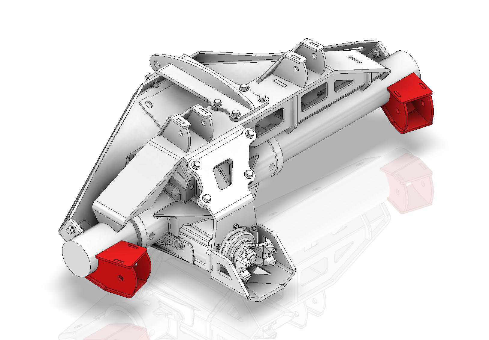 4 Inch Tube Lower Link Mount for Front Axle