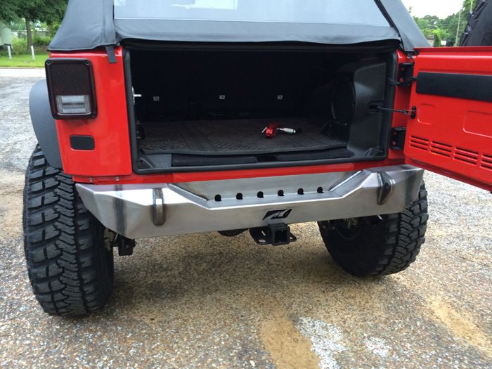 Stubby Rear Bumper for Jeep JK / JKU