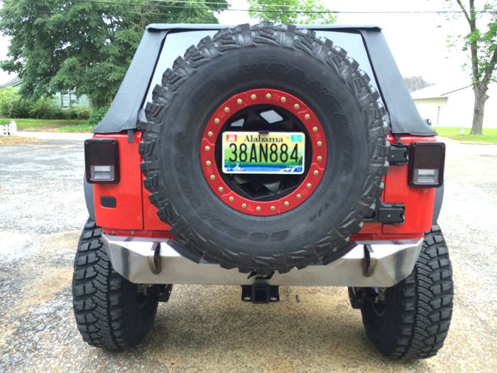 Stubby Rear Bumper for Jeep JK / JKU