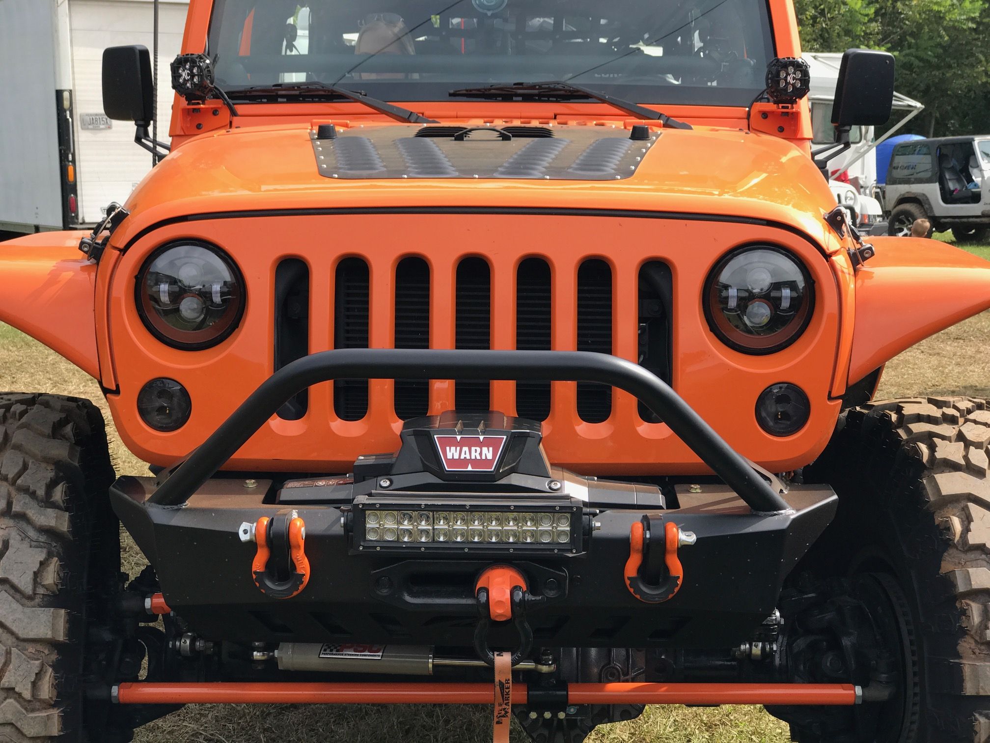 Crusher Series Front Bumper w/Stinger for Jeep JK / JKU