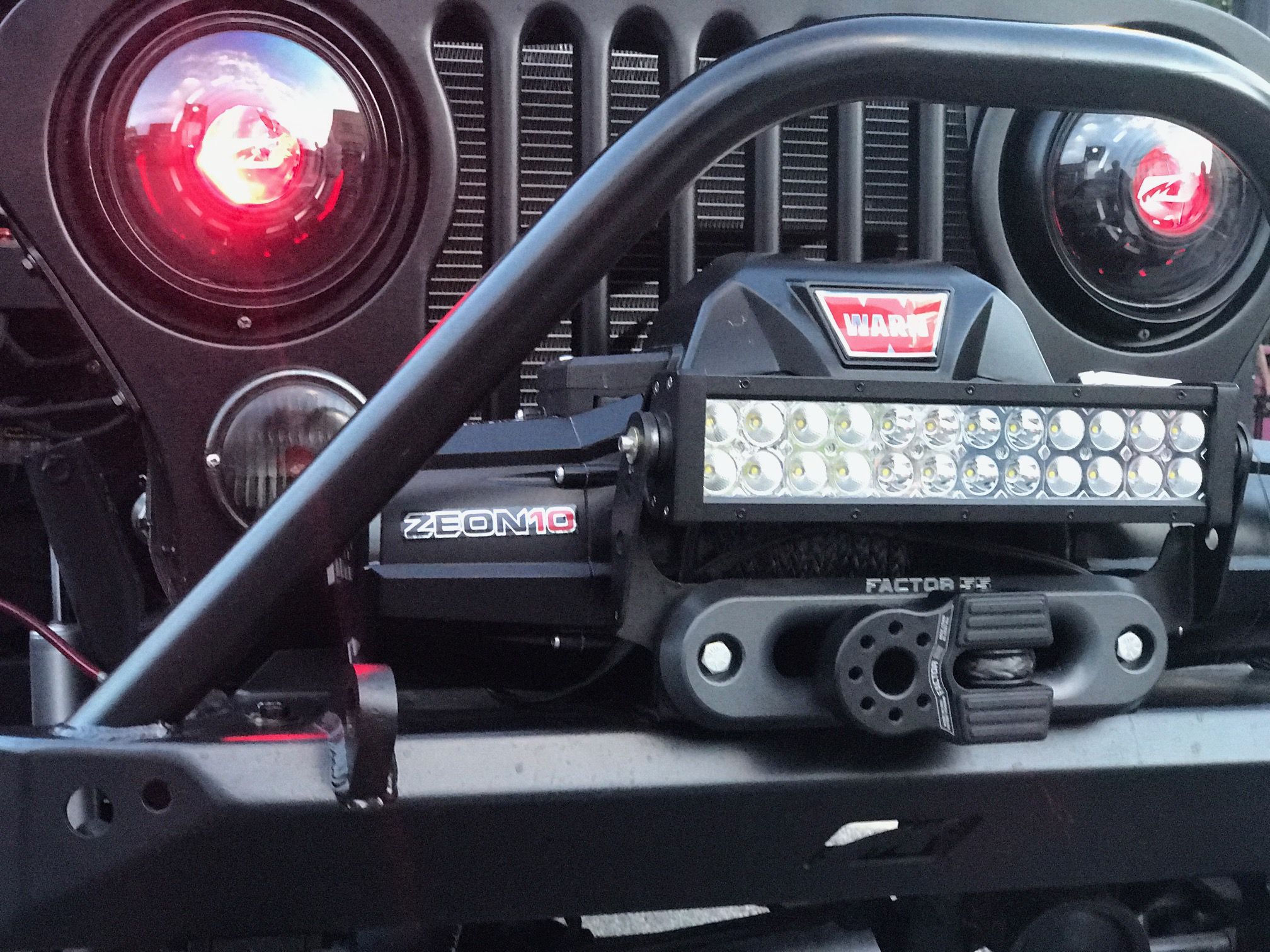 Mid-Width Front Bumper w/ Stinger for Jeep CJ