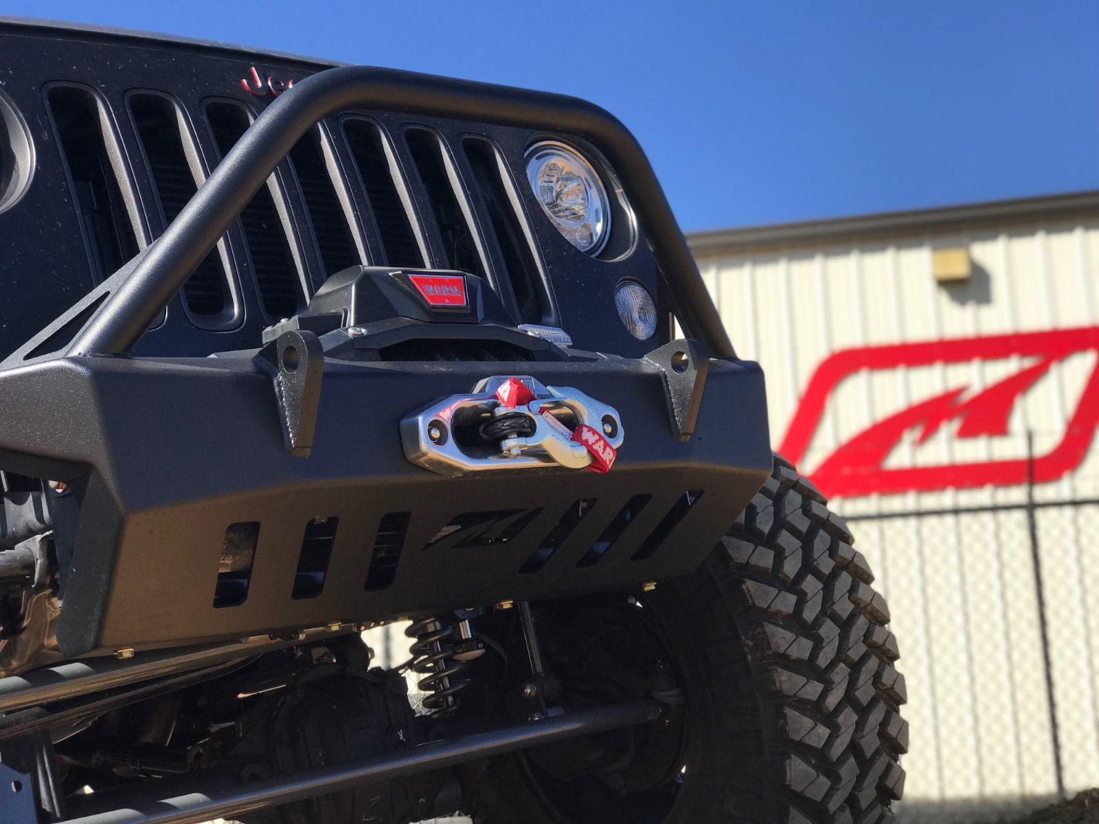 Crusher Series Front Bumper w/Stinger for Jeep JK / JKU