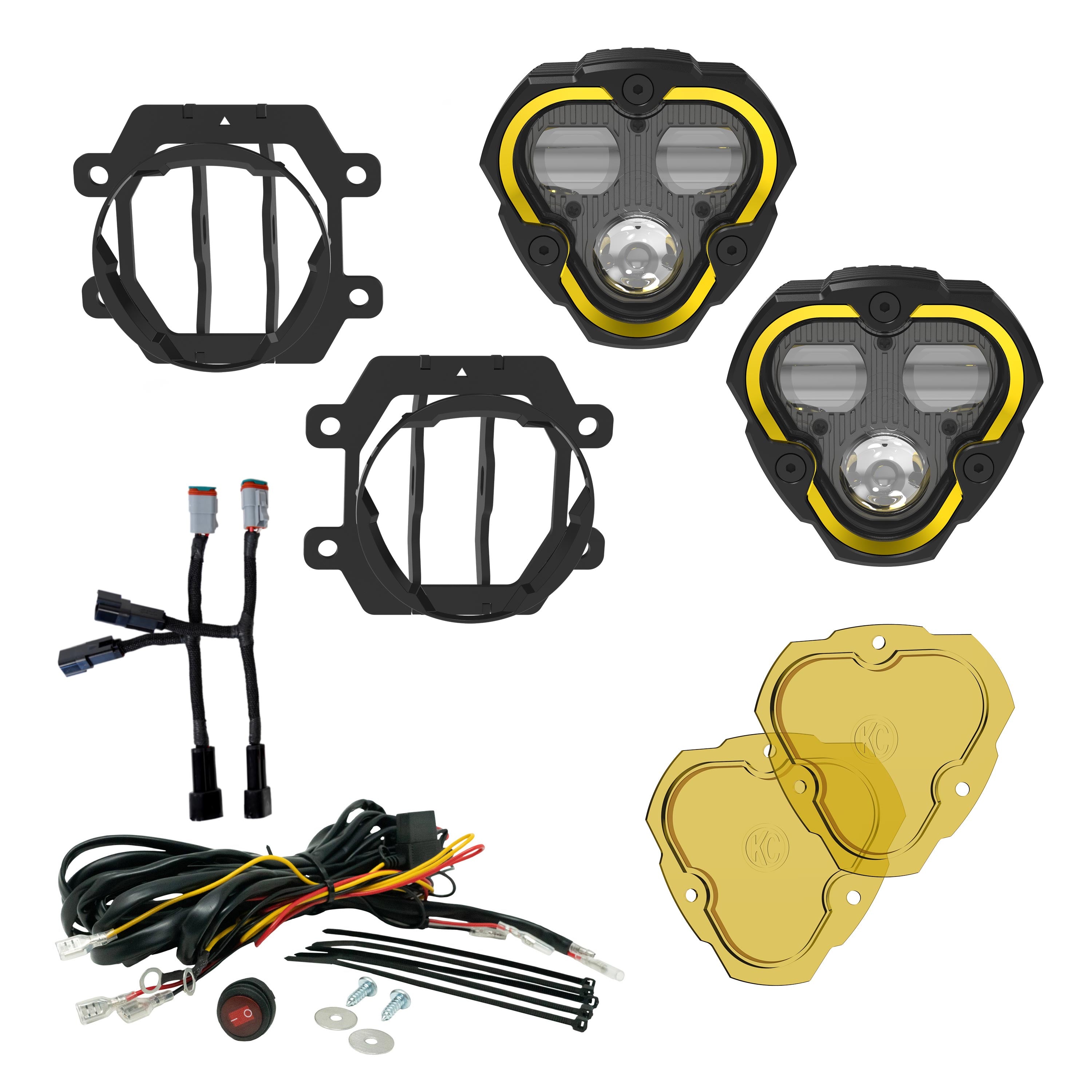 FLEX ERA® 3 Dual Mode SAE Fog LED Light Pods - 2-Light Master Kit - Subaru Crosstrek/Forester