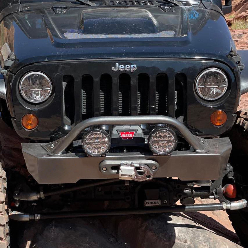 Savvy Krawler Lite Aluminum Front Bumper Kit w/Hoop for JK