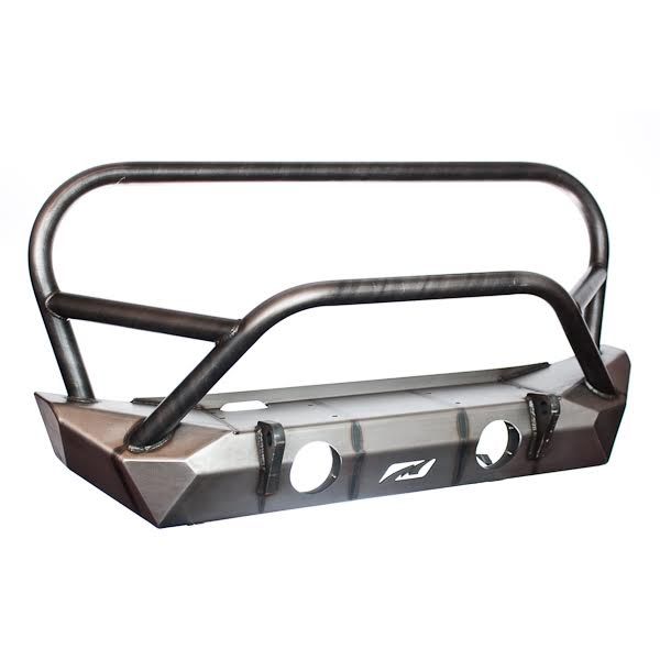 Hammer Series Front Bumper w/Grill Hoop, Stinger & Fog Mounts for Jeep JK / JKU