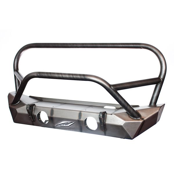 Hammer Series Front Bumper w/Grill Hoop, Stinger & Fog Mounts for Jeep JK / JKU