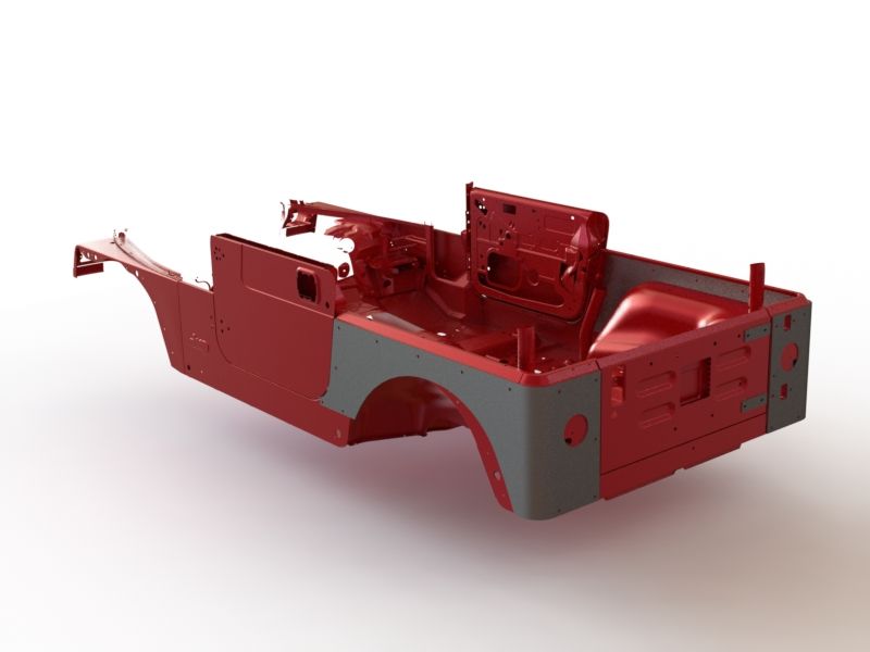 4" Stretch Corner Guards for Jeep TJ