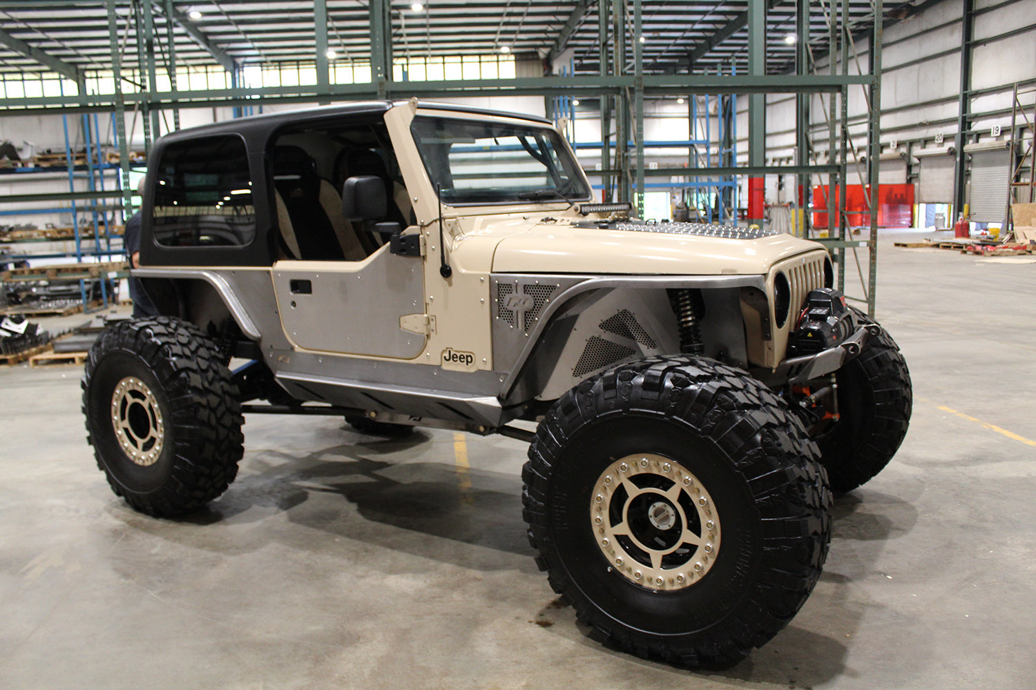 Rocker Guards with Boat Side Steps for Jeep TJ