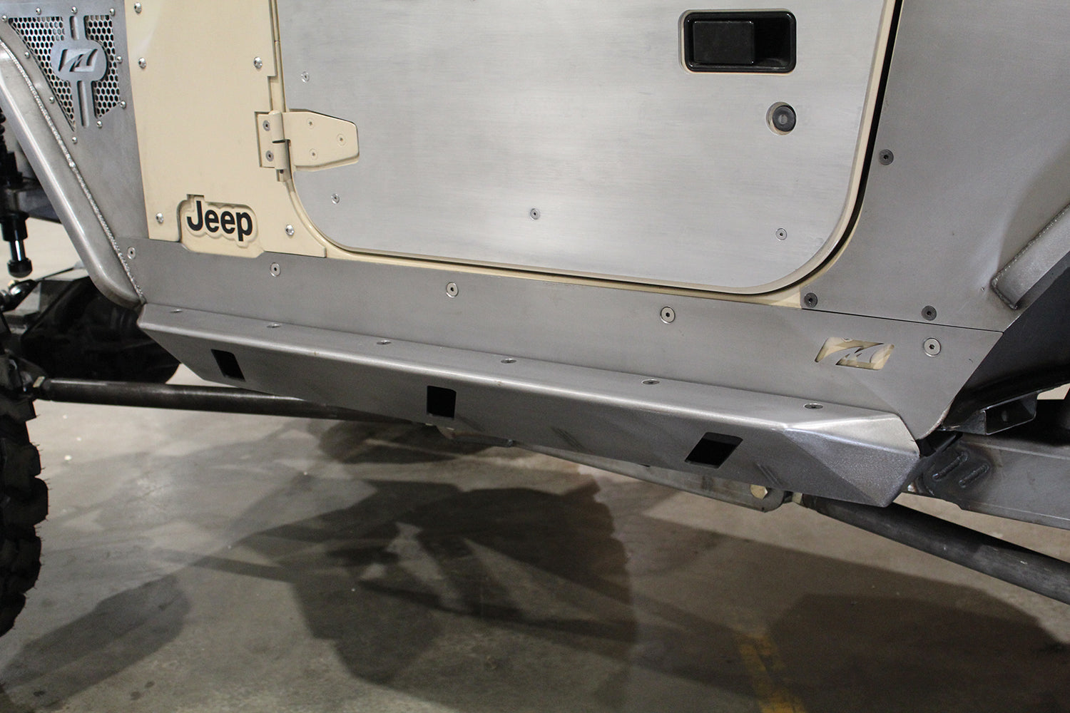 Rocker Guards with Boat Side Steps for Jeep TJ