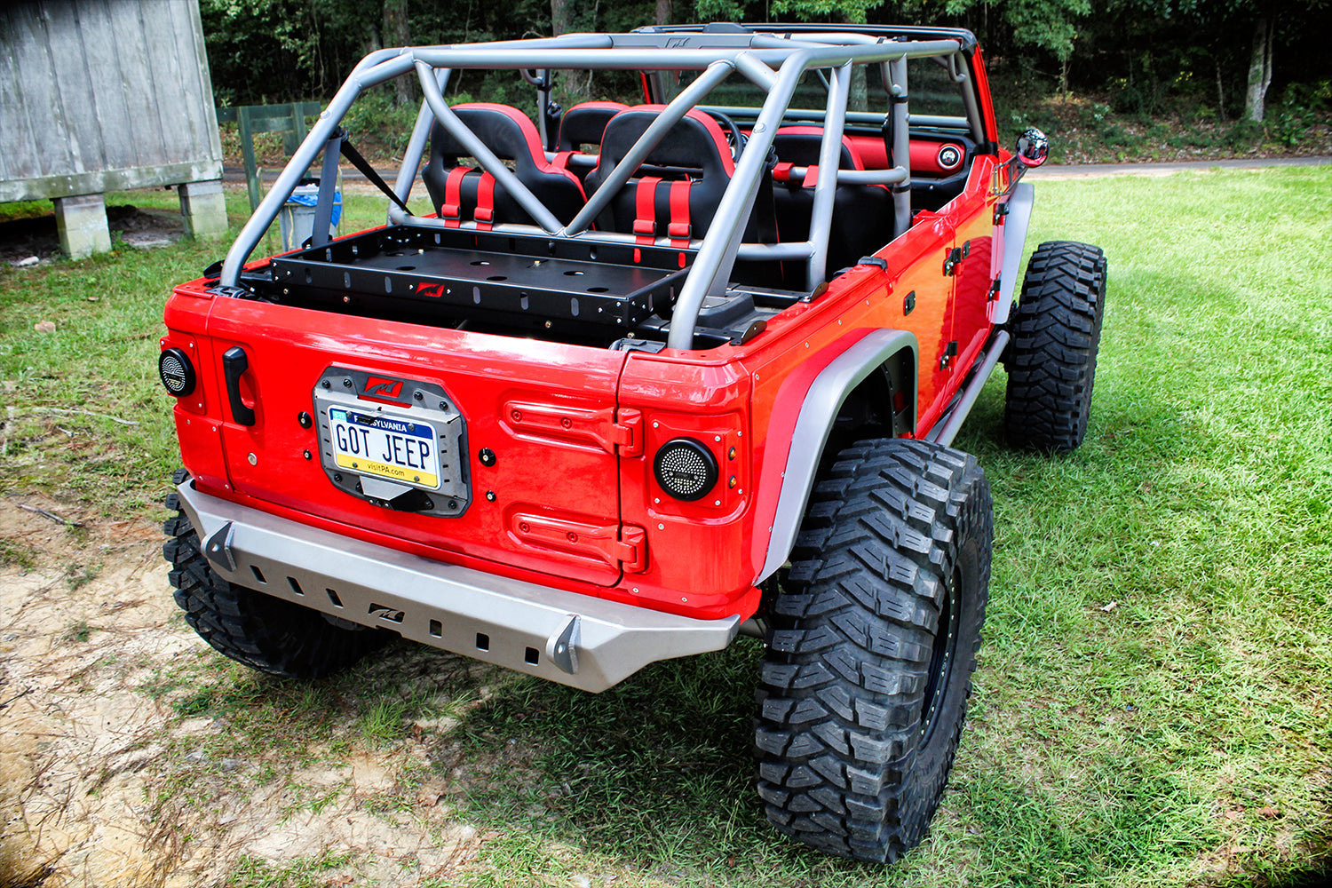 Rear Corner Armor for Jeep JLU 4 Door