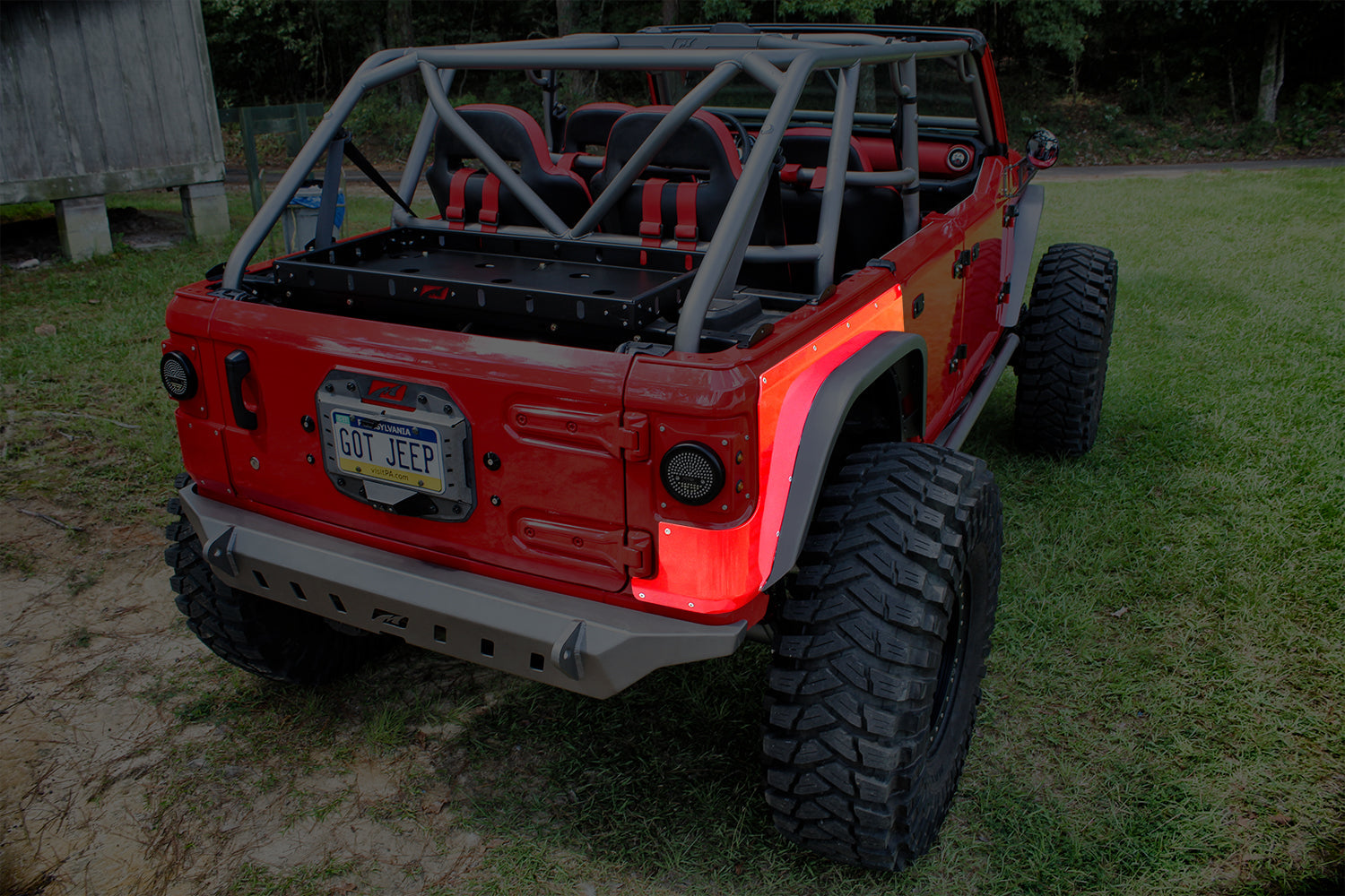 Rear Corner Armor for Jeep JLU 4 Door