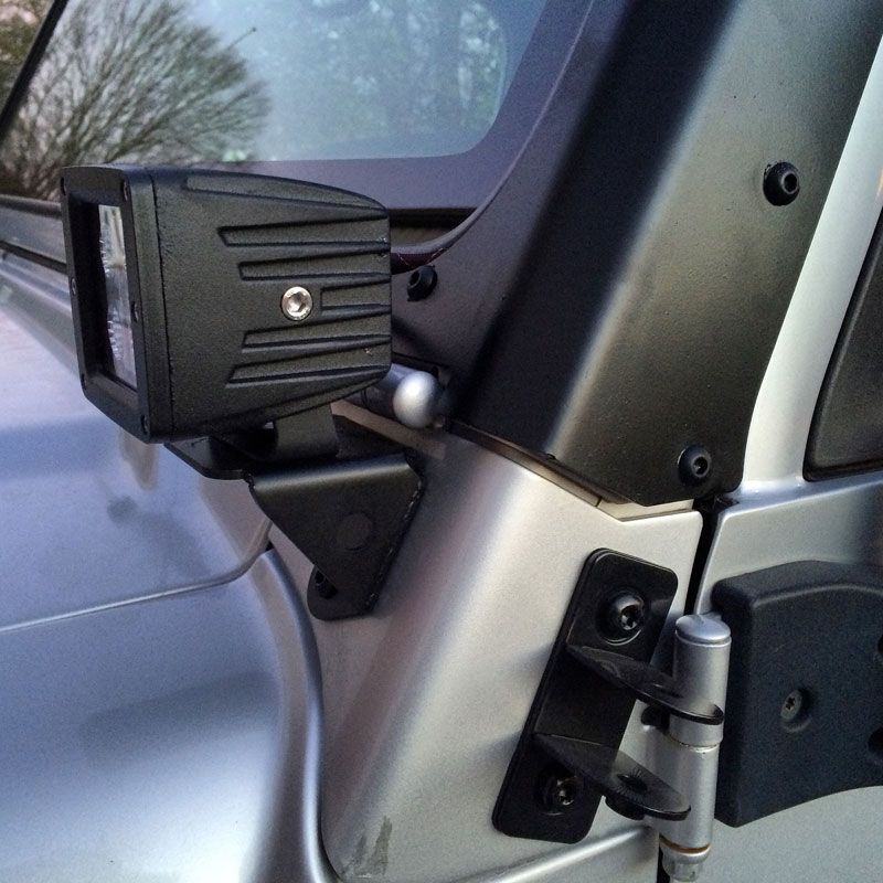 A-Pillar LED Light Mounts for Jeep TJ/LJ