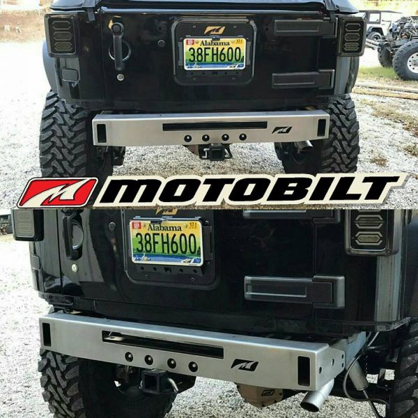 Micro Series Rear Bumper w/ Light Mount for Jeep JK / JKU