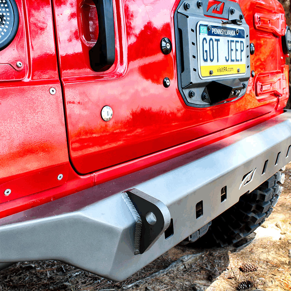 Motobilt Crusher Series Rear Bumper No Spare for Jeep JL/JLU