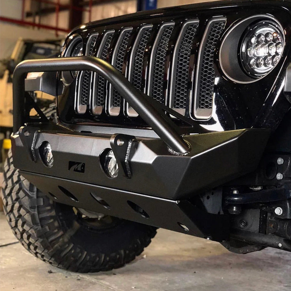 Motobilt Jeep JL/Gladiator Front Bumper W/Stinger/Skid Plate 18+ Wrangler JL/Gladiator The Hammer Series