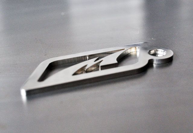 Motobilt Stainless Steel Key Chain 2-7/8" x 1"