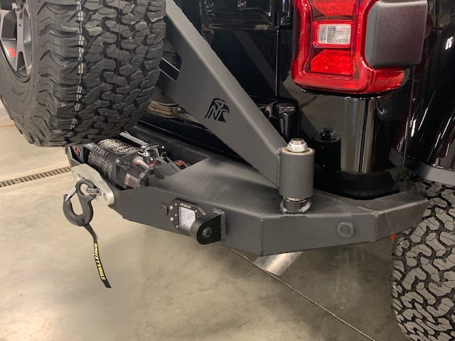 JL Scout Series - Rear Winch Bumper with Tire Carrier