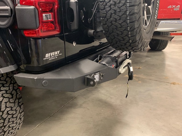 JL Scout Series - Rear Winch Bumper with Tire Carrier