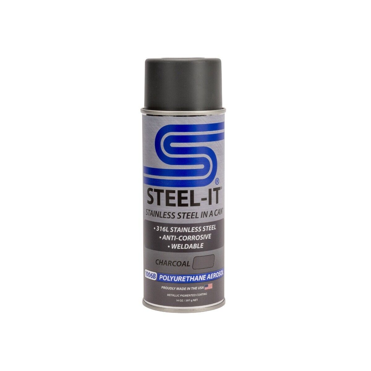 Steel-It Steel Charcoal Polyurethane Aerosol