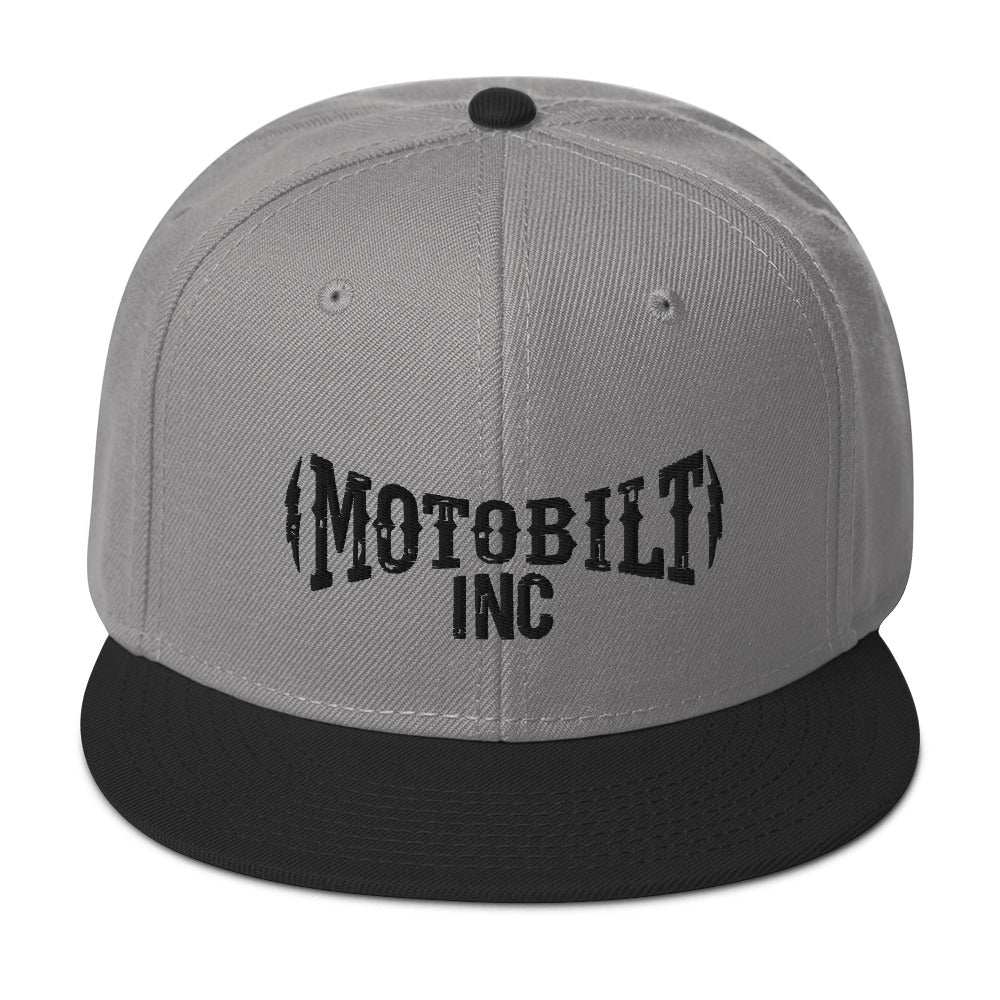 Motobilt Snapback Hat - Black Logo