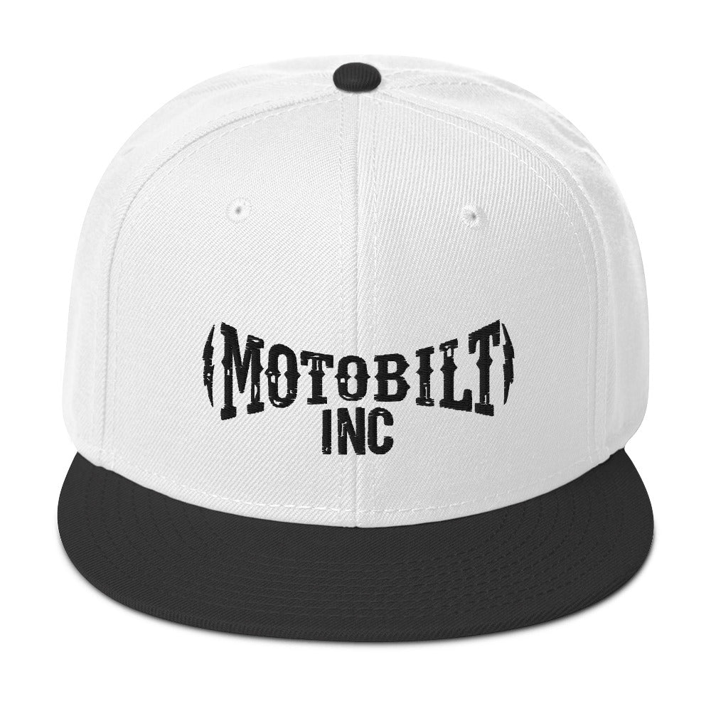 Motobilt Snapback Hat - Black Logo