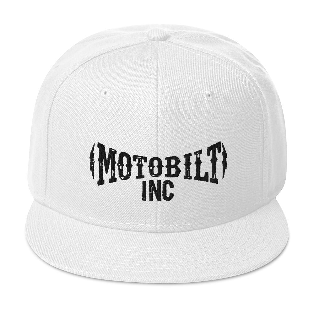 Motobilt Snapback Hat - Black Logo