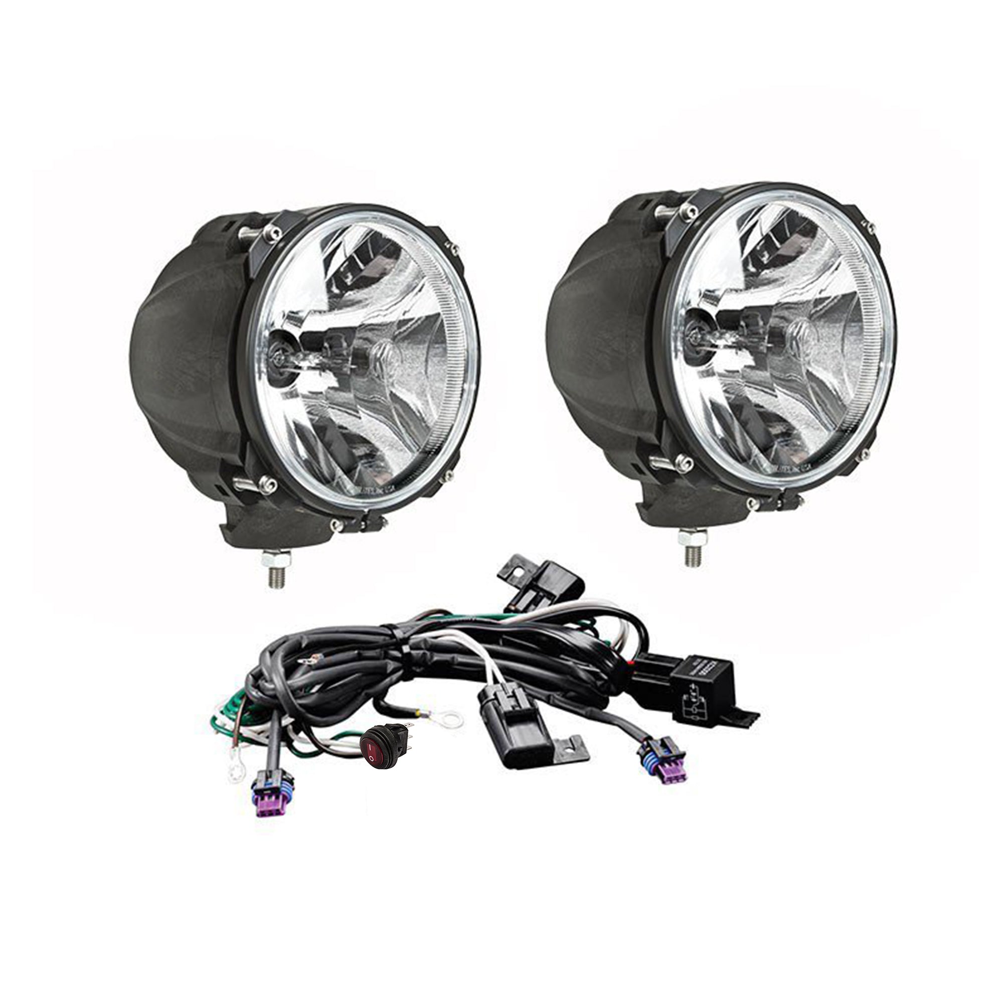 7" Carbon POD® HID - 2-Light System - 70W Spread Beam