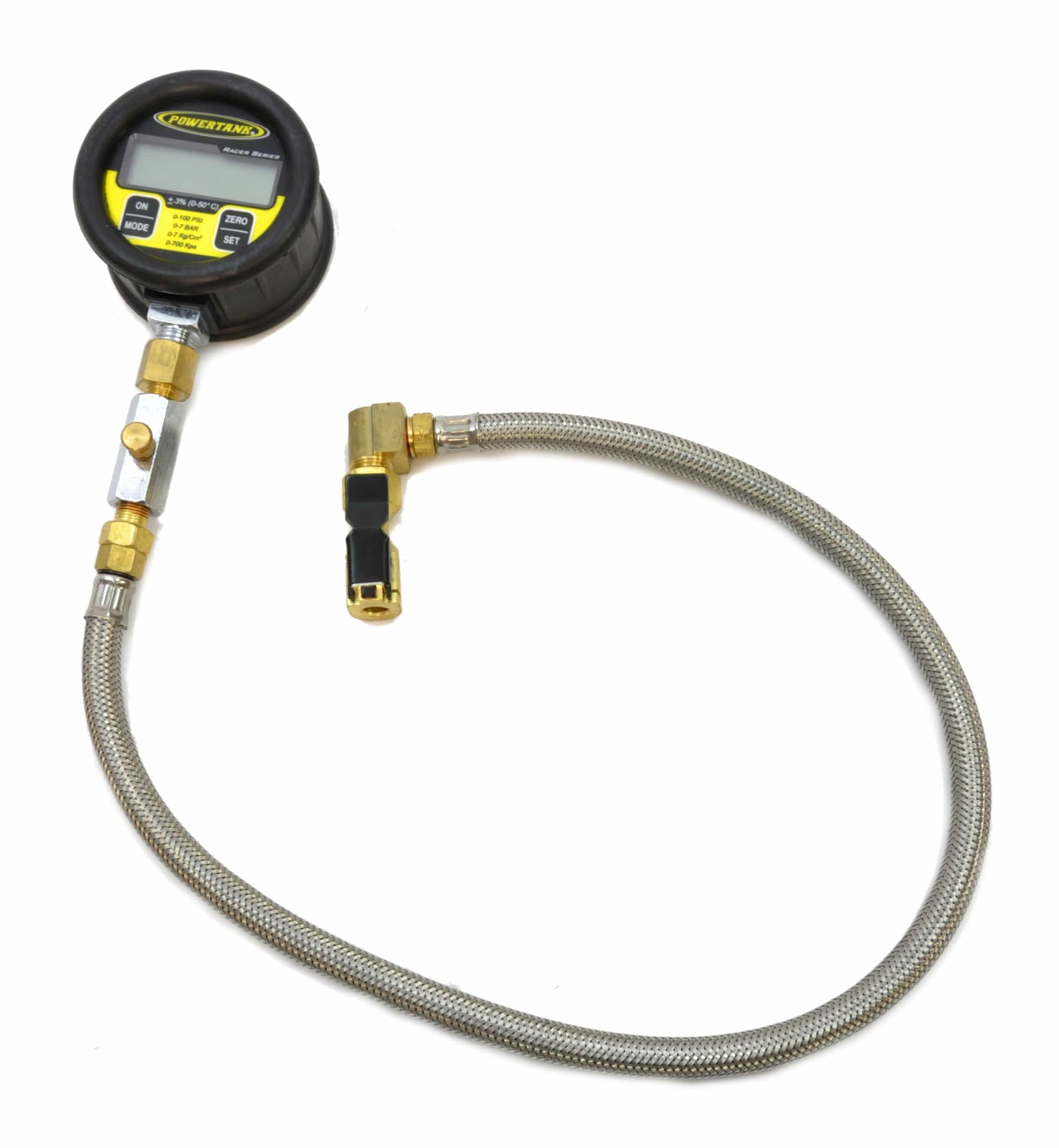 Tire Pressure Gauge Digital 100 psi Racer Series Power Tank