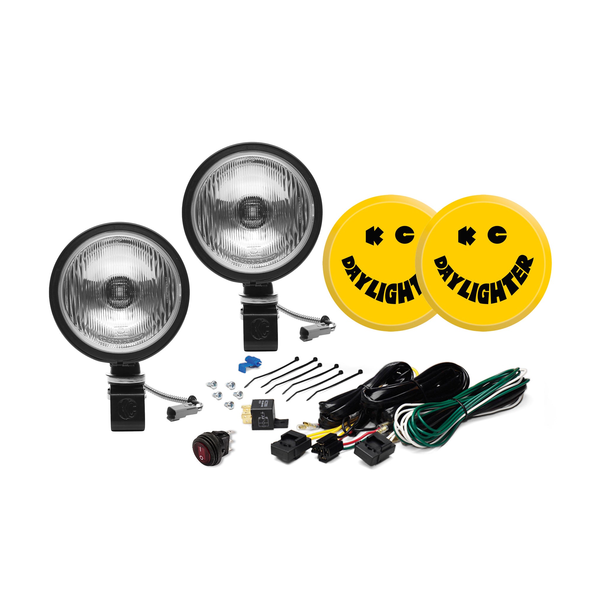 6" Daylighter Halogen - 2-Light System - 100W Spread Beam