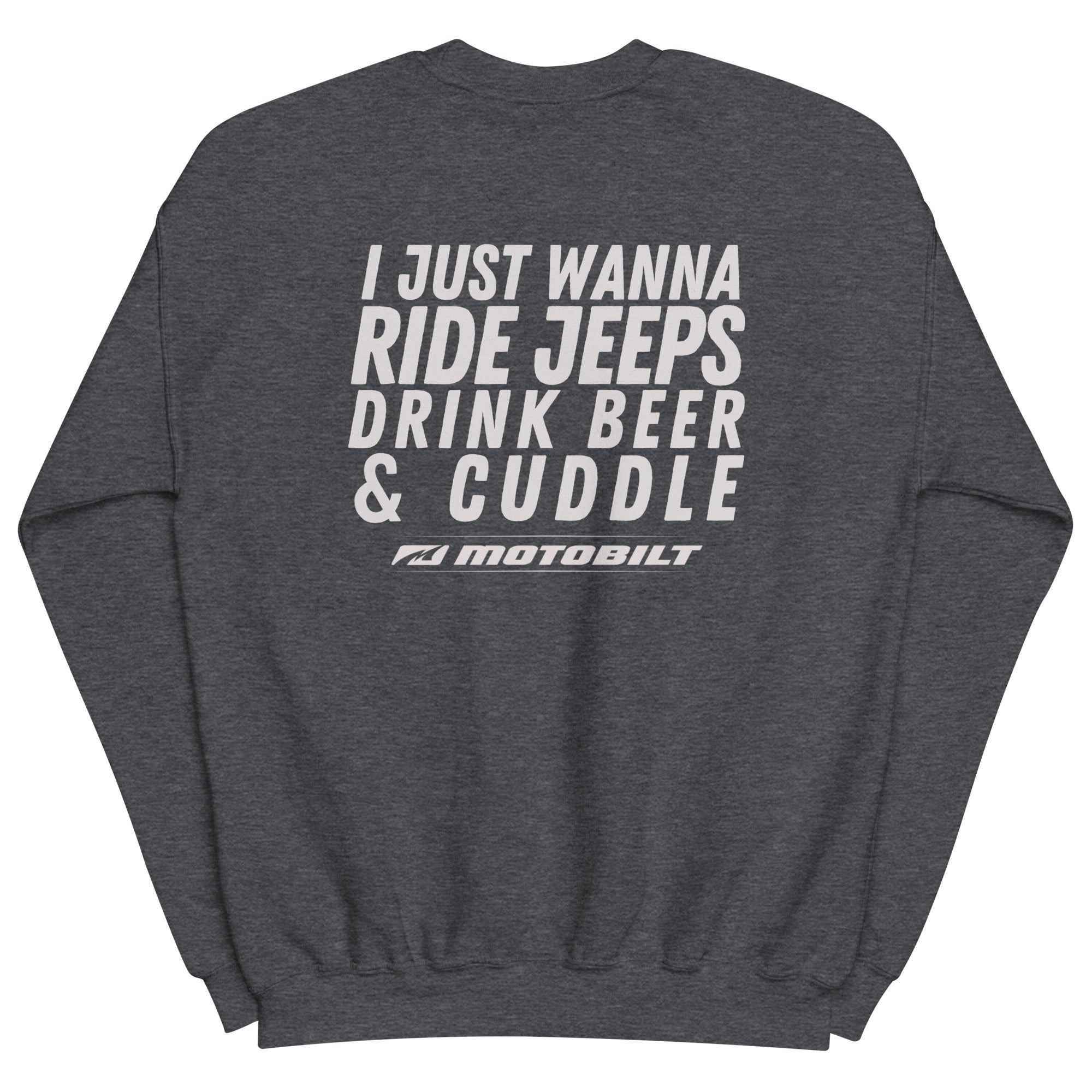 Motobilt Inky Drink Beer and Cuddle Sweatshirt