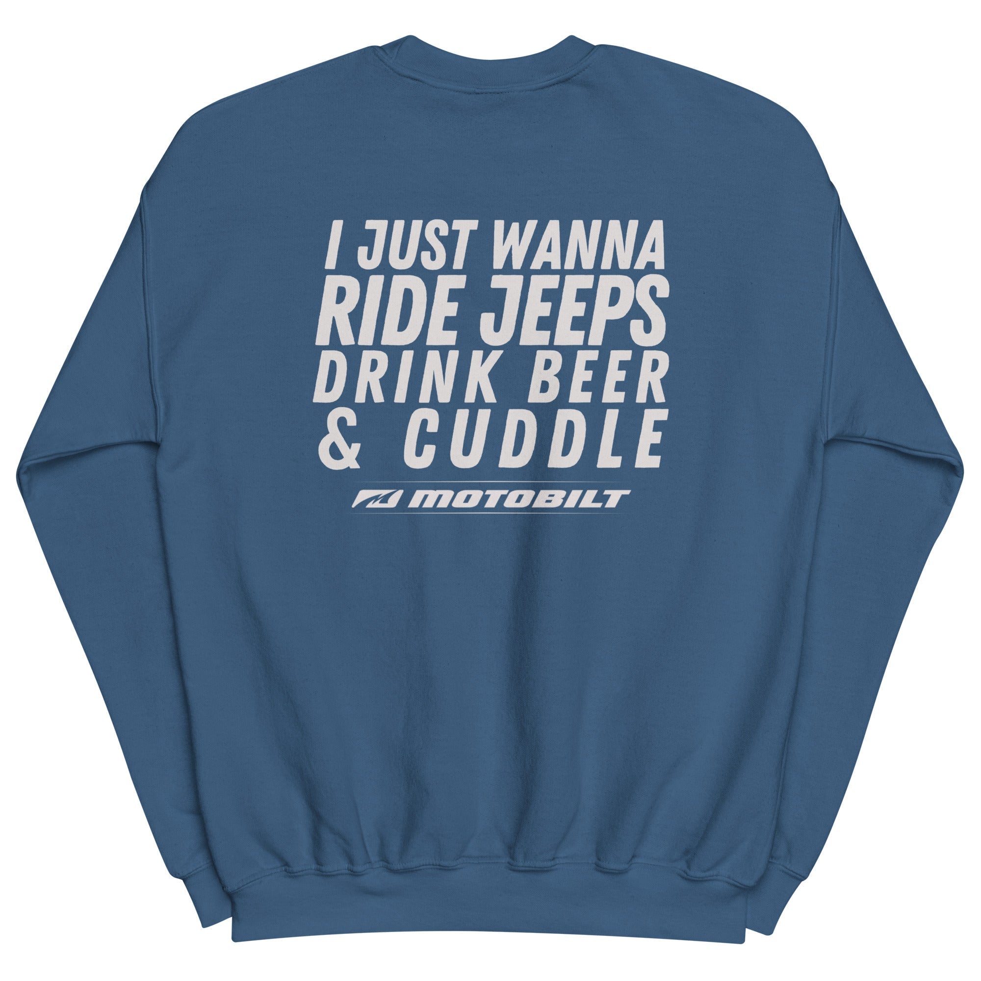 Motobilt Inky Drink Beer and Cuddle Sweatshirt